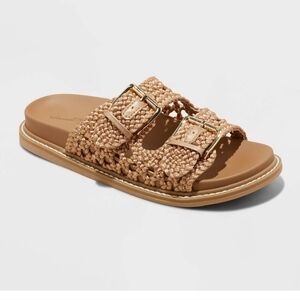 Target Tan Woven Sandals
